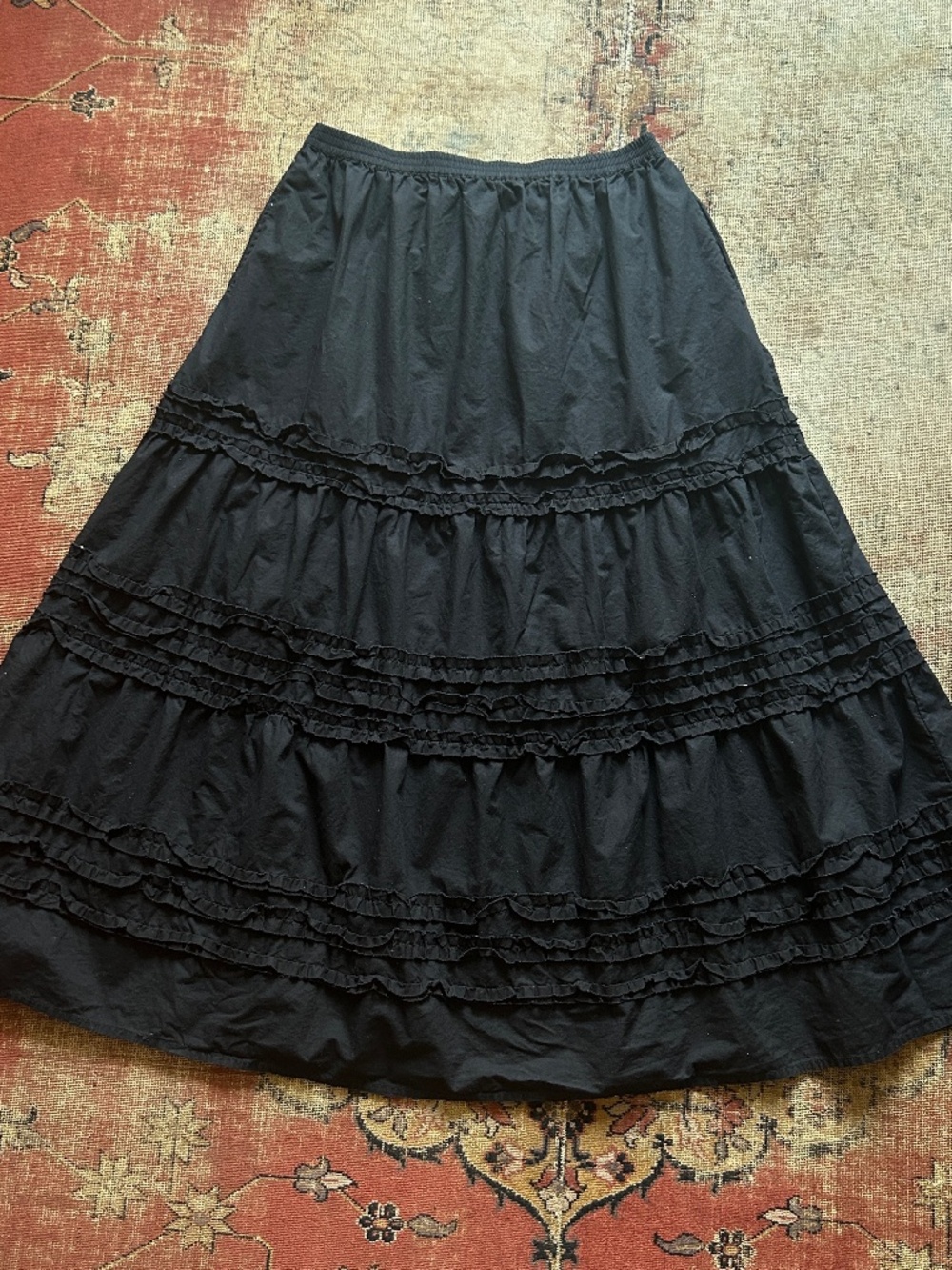 Vintage Y2K 100% Cotton Maxi Skirt